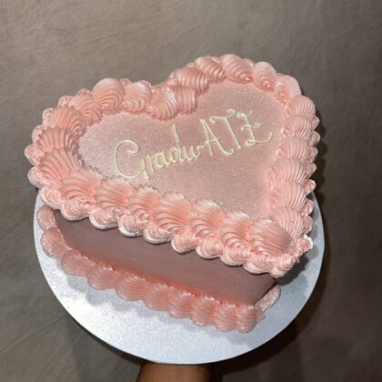 8 inch standard heart cake